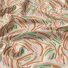 Printed Viscose BIXBY Ecru / Ginger